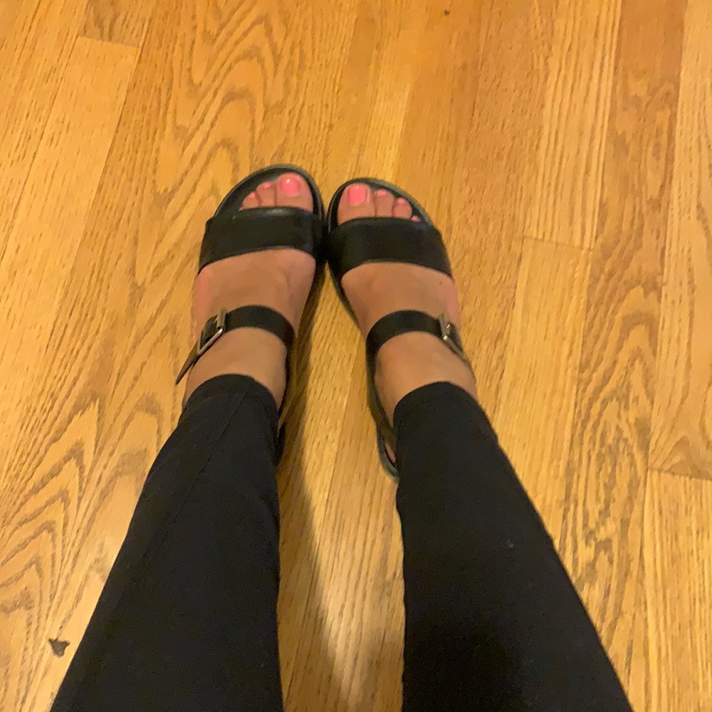 Black sandals